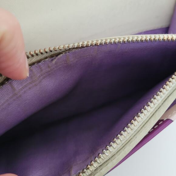 Emilio Pucci Geometric Leather Wallet Abstract Designer Italian Multicolor Large - Picture 6 of 11